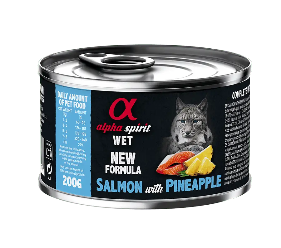 Alpha Spirit Salmon with Pineapple 200г консерва для кошек (с...