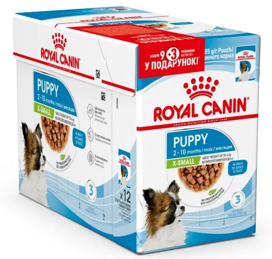 Royal Canin X-Small Puppy паучі для цуценят мініатюрних порід 85г*12шт1