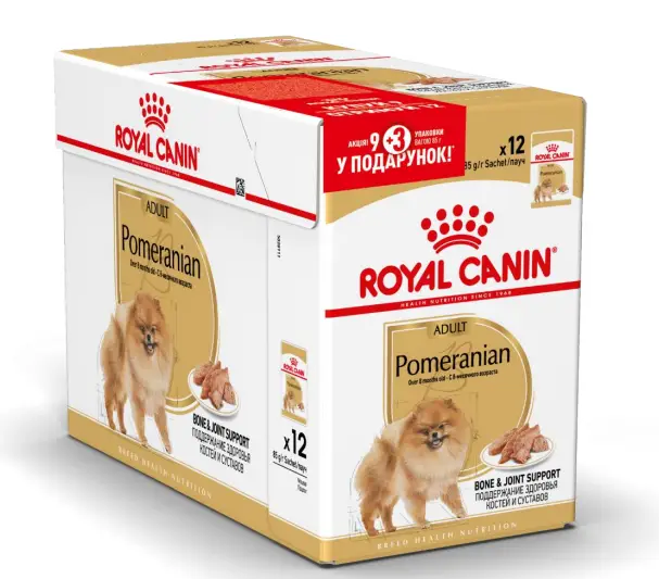 Royal Canin Pomeranian паучі для собак породи померанський шпіц 85г*12шт1