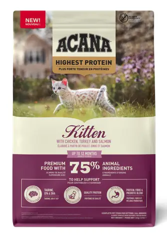 Acana Highest Protein Kitten корм для кошенят 1,8 кг1