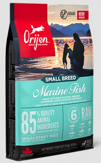 Orijen Small Breed Marine Fish корм для собак дрібних порід з рибою 4,5 кг1