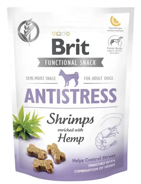 Brit Care Functional Antistress ласощі для собак 150 г (креве...