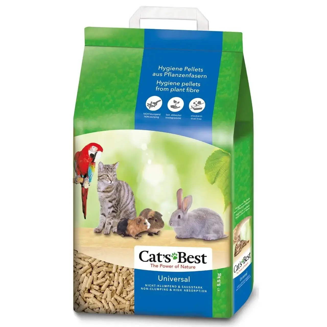 Cat's Best Universal 10л / 5,5кг наповнювач деревинний1