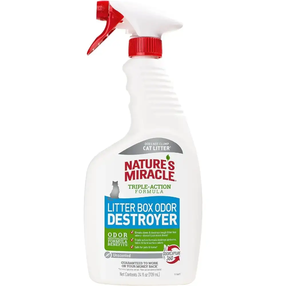 Natures Miracle усуває запах для котячих туалетів 709 мл2