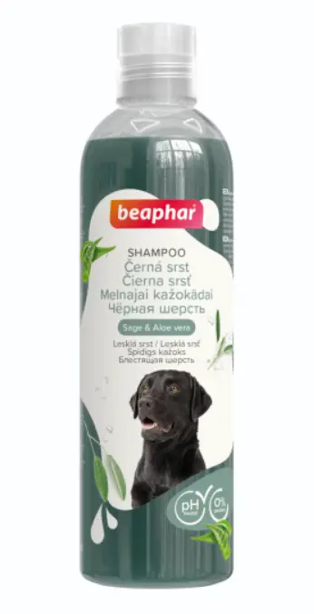 Beaphar Shampoo Black for Dogs шампунь для порід собак з чорним і темним забарвленням шерсті 250 мл1