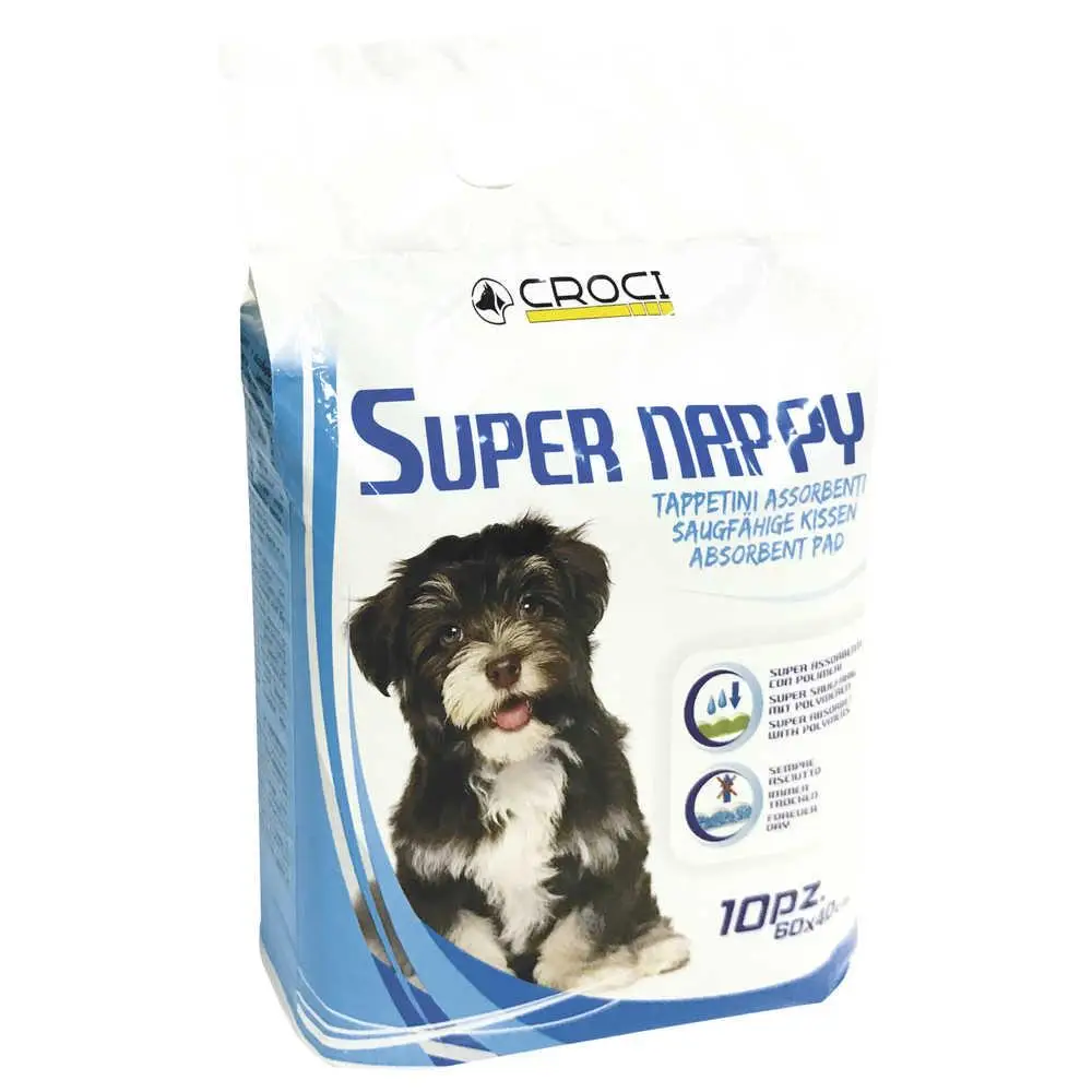 Пелюшки для собак Croci Dog Absorbent Super Nappy 50шт (60 x 40 см)1