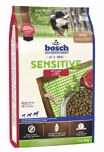 Bosch Sensitive Lamb&Rice 15кг для дорослих собак схильних до алергії1