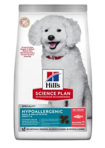 Hill's SP Hypoallergenic Small&Mini корм гіпоалергенний для собак дрібних порід з лососем 1,5 кг1