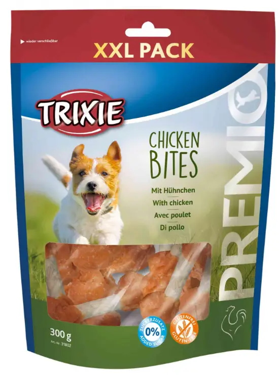 Trixie TX-31802 Premio Chicken Bites XXL 300гр - ласощі зі смаженою куркою для собак2