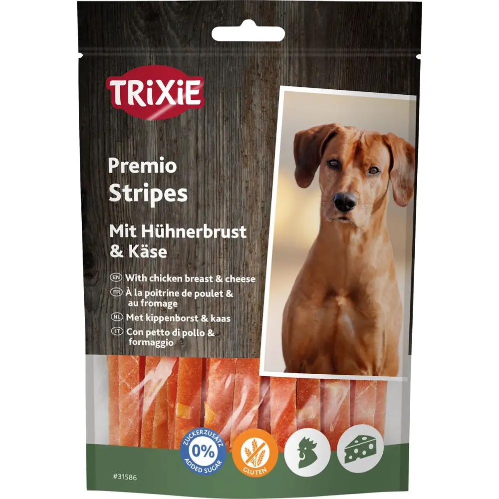 Trixie TX-31586 Premio Cheese Chicken Stripes 100гр - ласощі ...