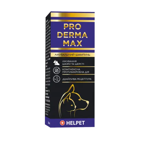 Pro Derma Max шампунь протимікробний для котів і собак 200 мл...