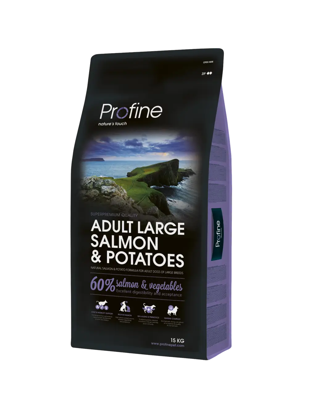 Profine Adult Large Breed Salmon&Potatoes 15кг- для собак великих порід з лососем1