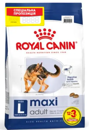 Royal Canin Maxi Adult 15кг для собак великих порід...