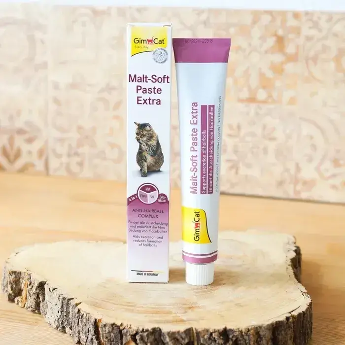 GimCat Malt Soft Extra паста для виведення шерсті 200г2