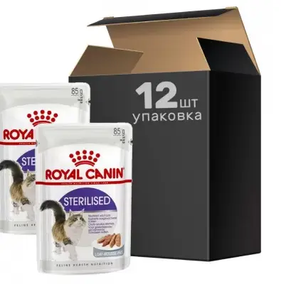 Royal Canin Sterilised паштет 85г*12шт-паучі для стерилізован...