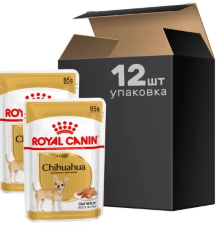 Royal Canin Chihuahua 85г * 12шт паштет для собак породи Чиху...