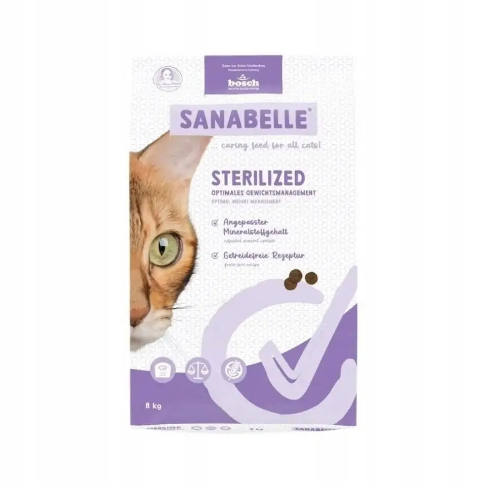 Bosch Sanabelle Sterilized 8 кг корм для стерилізованих кішок1