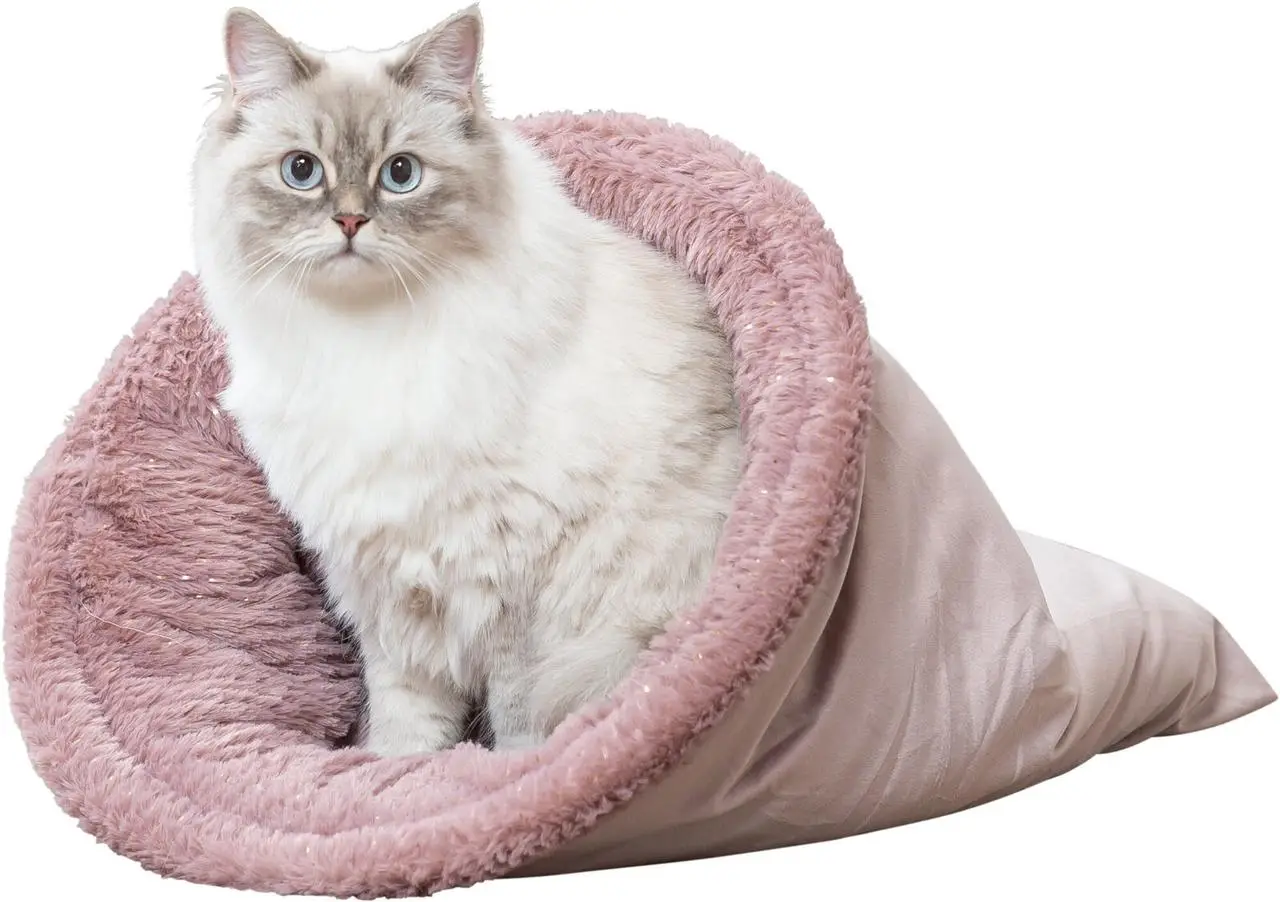 Trixie TX-927119 лежак для котів (ø 40 × 60 см) рожевий...