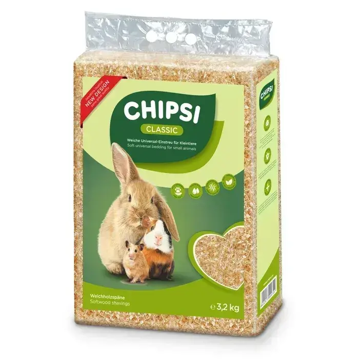 Chipsi ‎Classic наповнювач для гризунів 60л (3,2кг)...
