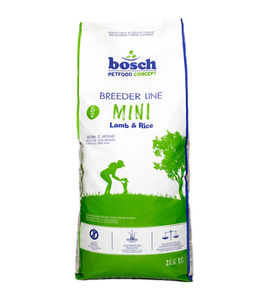 Bosch Breeder Mini Lamb&Rice 20кг для собак дрібних порід з ягням1