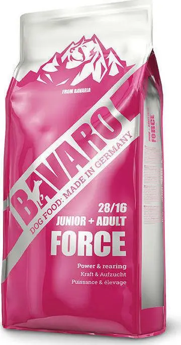 Bavaro Junior + Adult Force 1кг(вагу) - корм для цуценят і дорослих собак (28/16)1