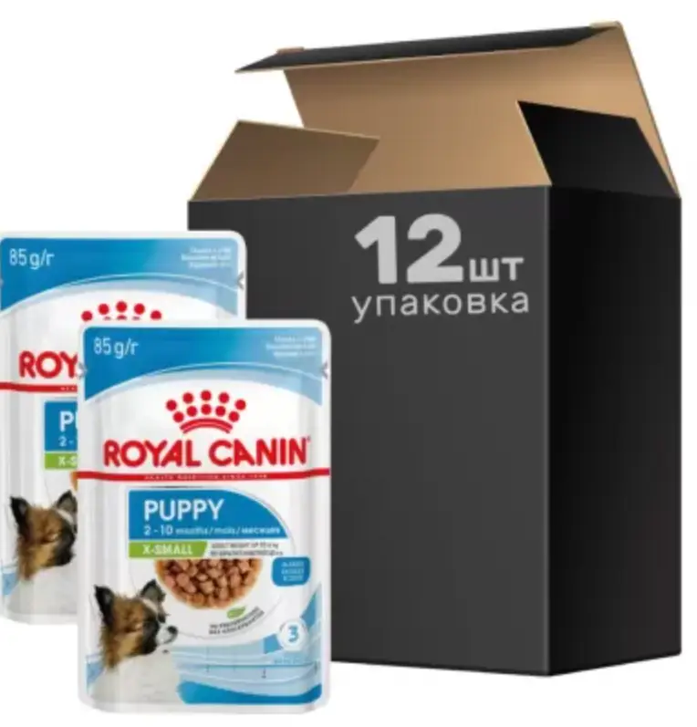 Royal Canin X-Small Puppy паучі для цуценят мініатюрних порід...