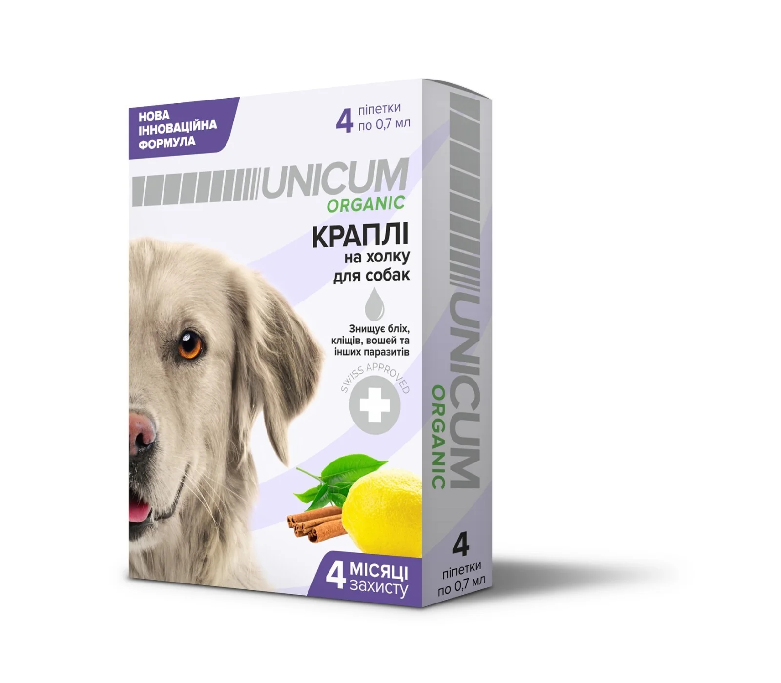 Unicum Organic краплі на натуральній основі від бліх та кліщі...