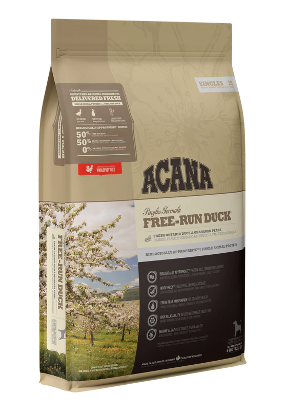 Acana Free-Run Duck 6кг - корм для собак з качкою1